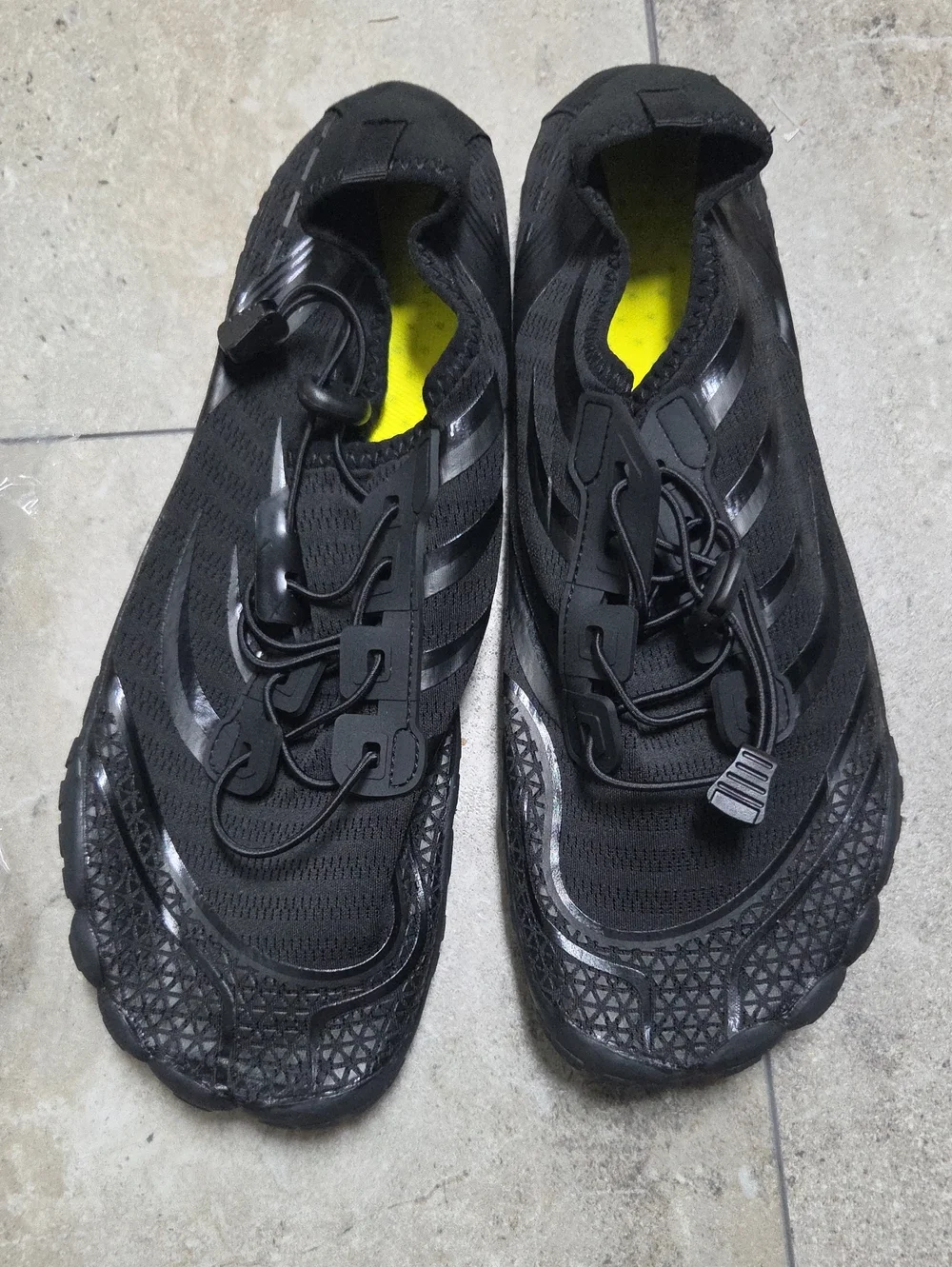 Men's Black Slip-On Athletic Water Shoes